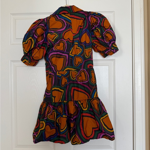 Farm Rio Anthropologie Heart Bow Front Dress - Picture 8 of 11